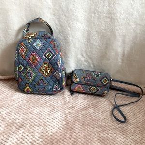 2 PC. Vera Bradley Purse And Lunchbox Set